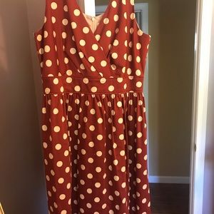 Coldwater Creek Polka Dot Dress